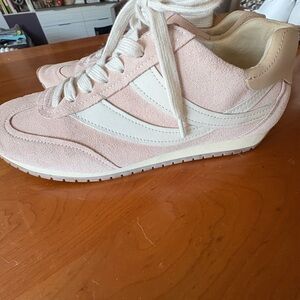 Vince Blush and Cream Sneakers